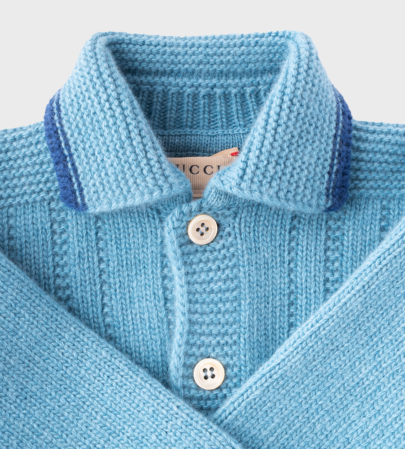 Baby Wool Pullover Blue Dusk