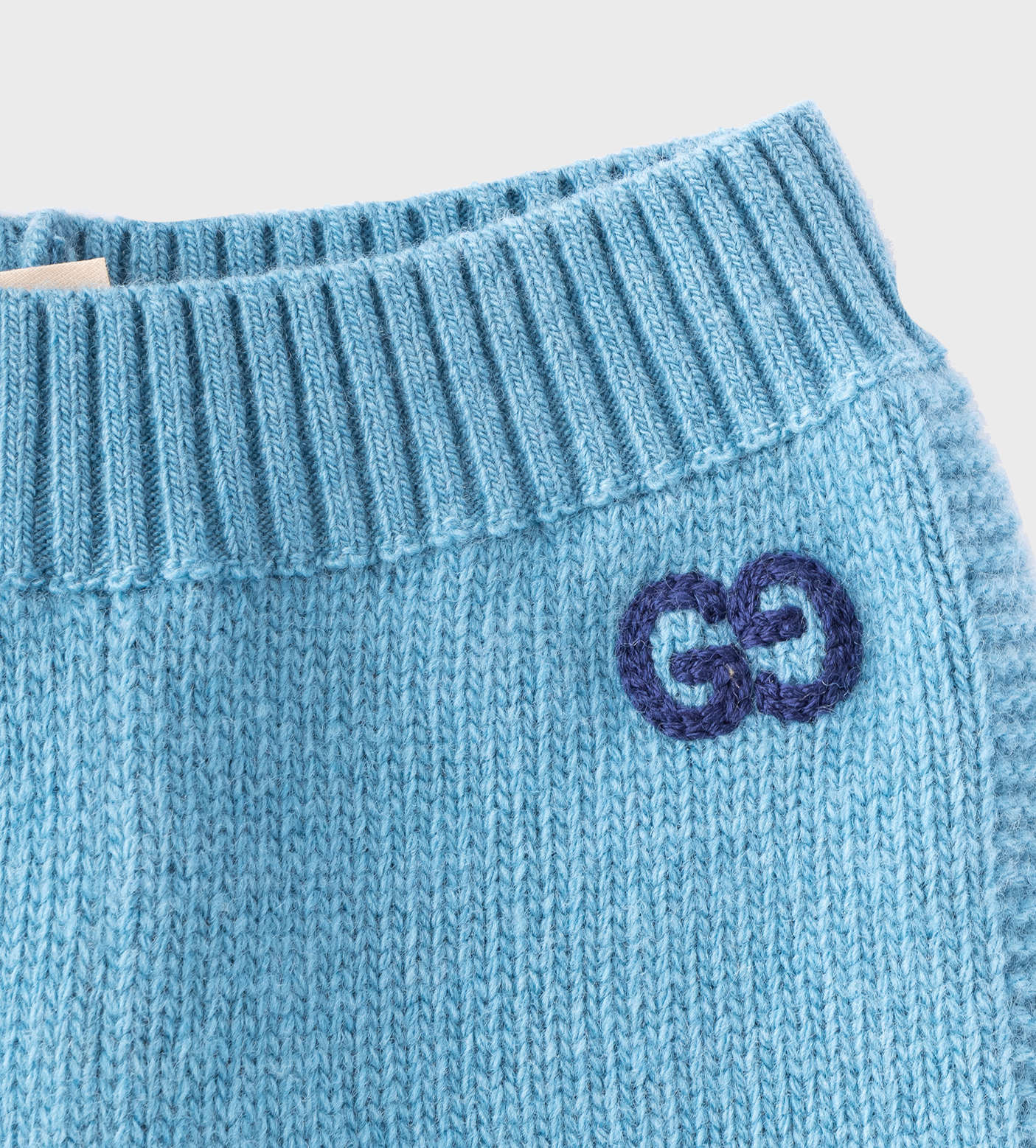 Baby Wool Trousers Blue Dusk
