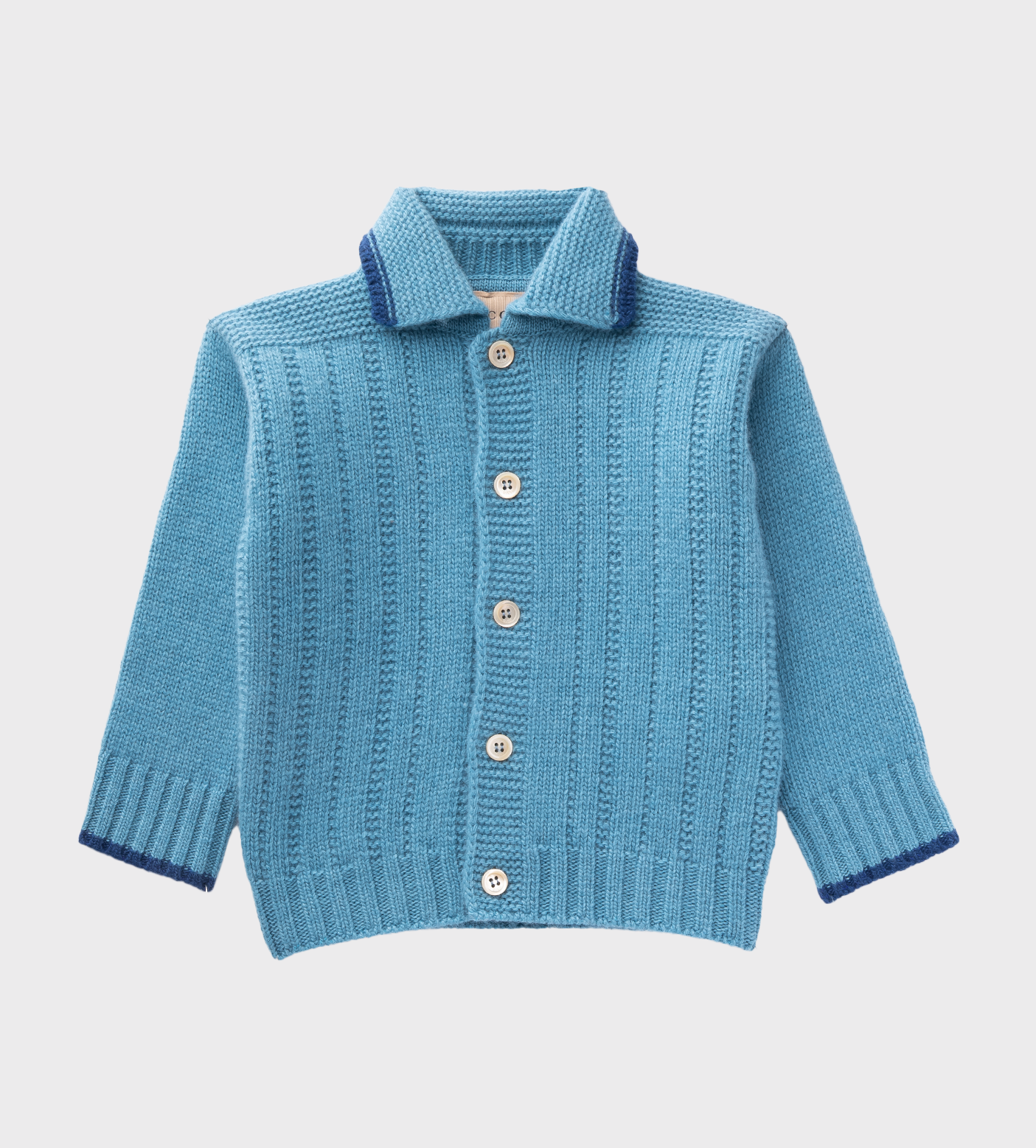 Baby Wool Pullover Blue Dusk