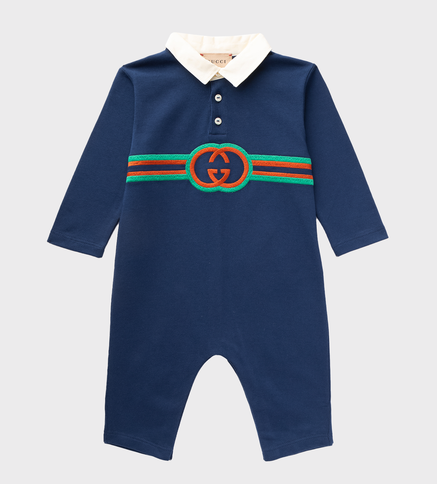 Interlocking-G One-Piece Blue