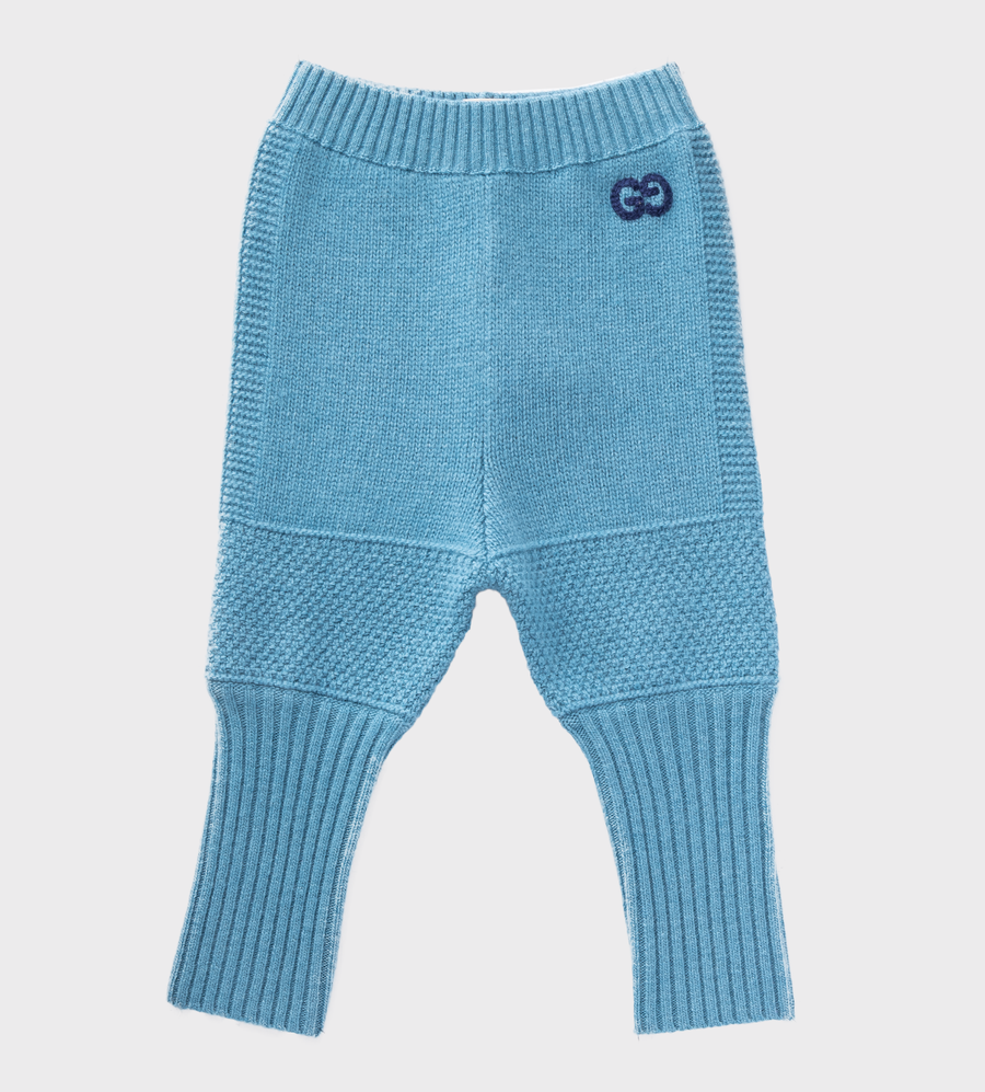 Baby Wool Trousers Blue Dusk