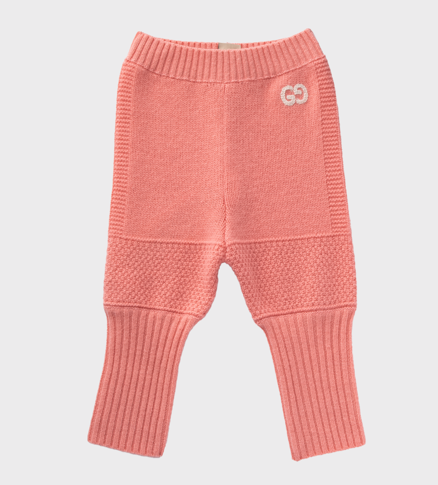 Baby Wool Trousers Peache Pink