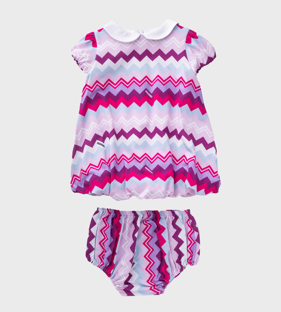 Chevron-Print Dress Multi
