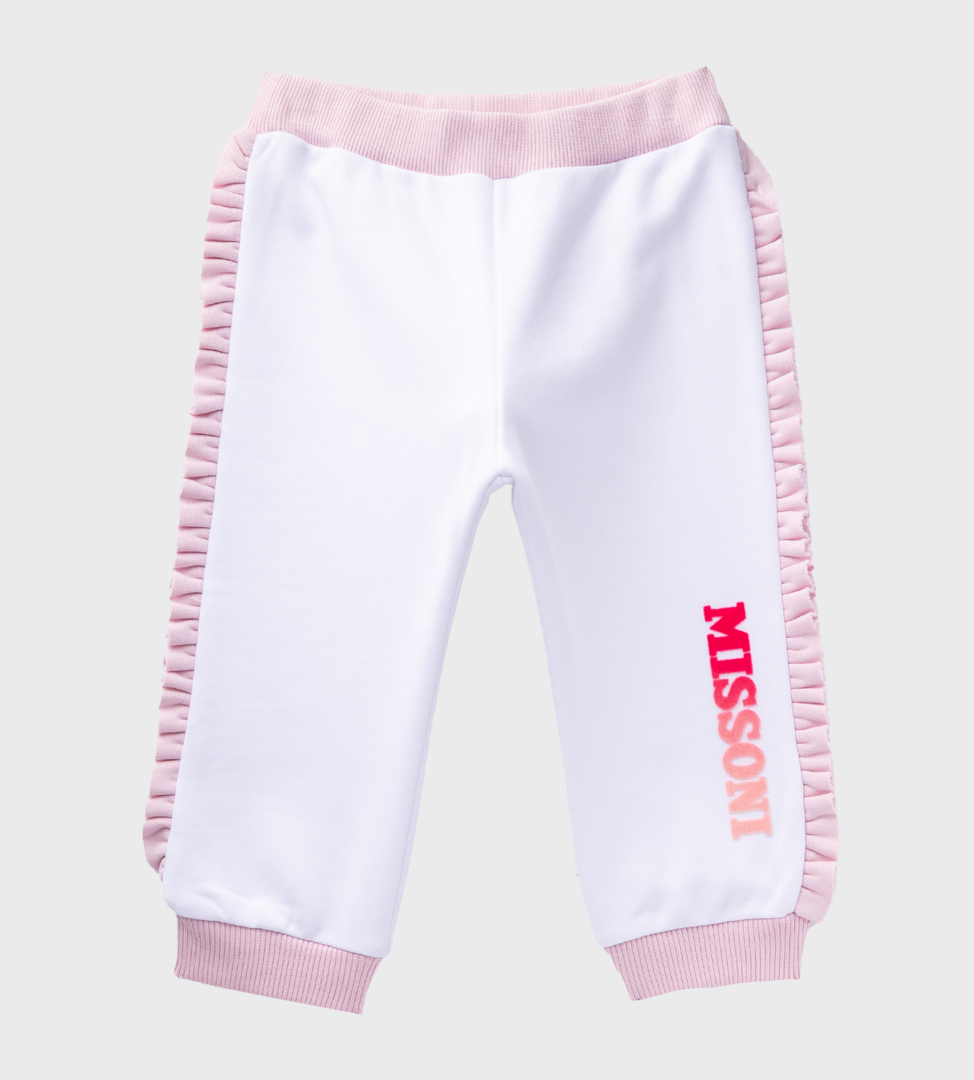 Logo-Print Track Pants White