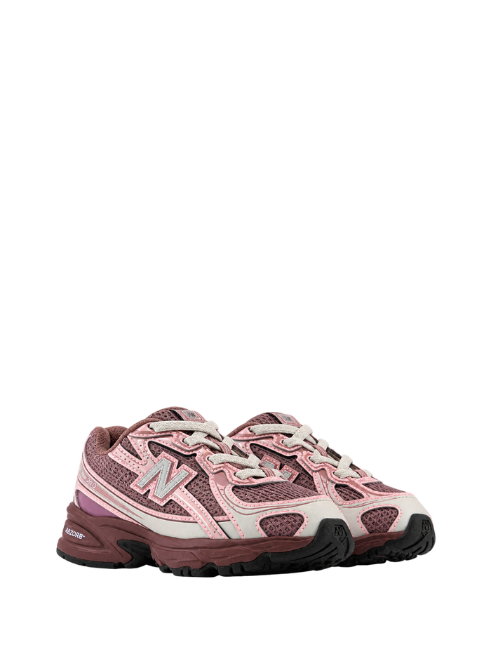 Baby 740 Sneakers Pebble With Pink Chalk