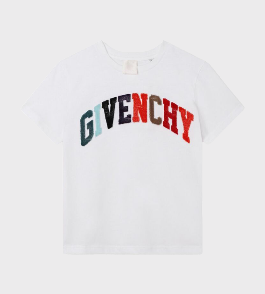Logo-Embroidered Cotton T-shirt White