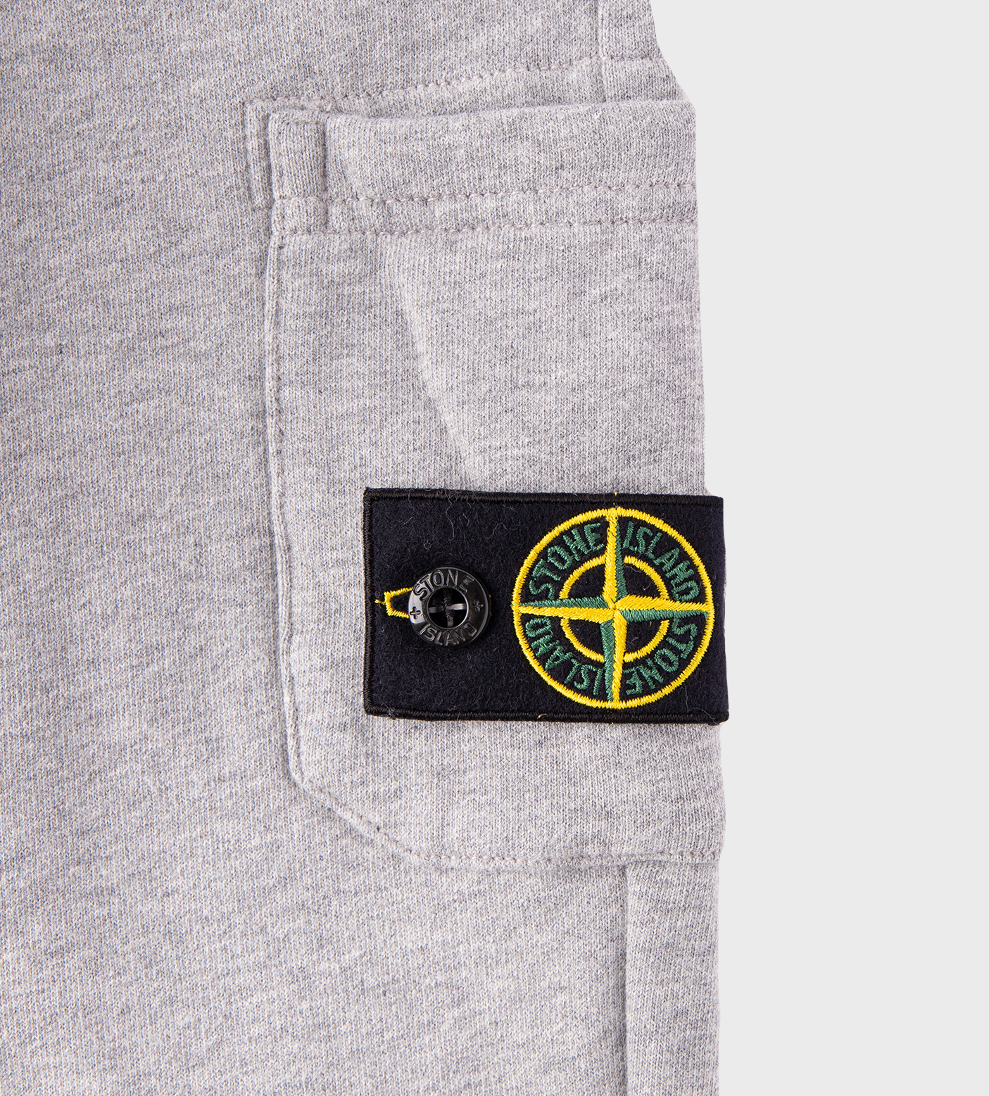 Logo-Patch Cargo Trousers Grey