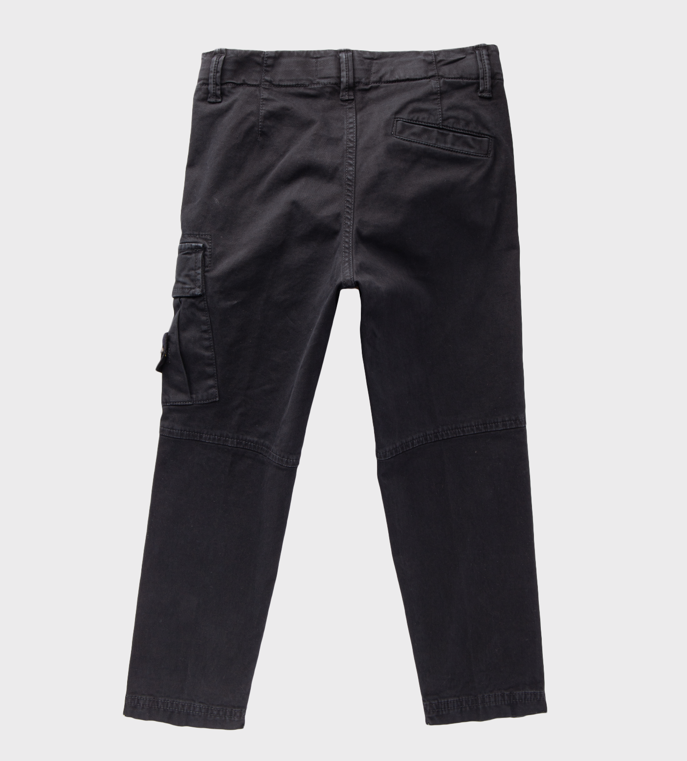 Logo-Patch Cargo Trousers Black