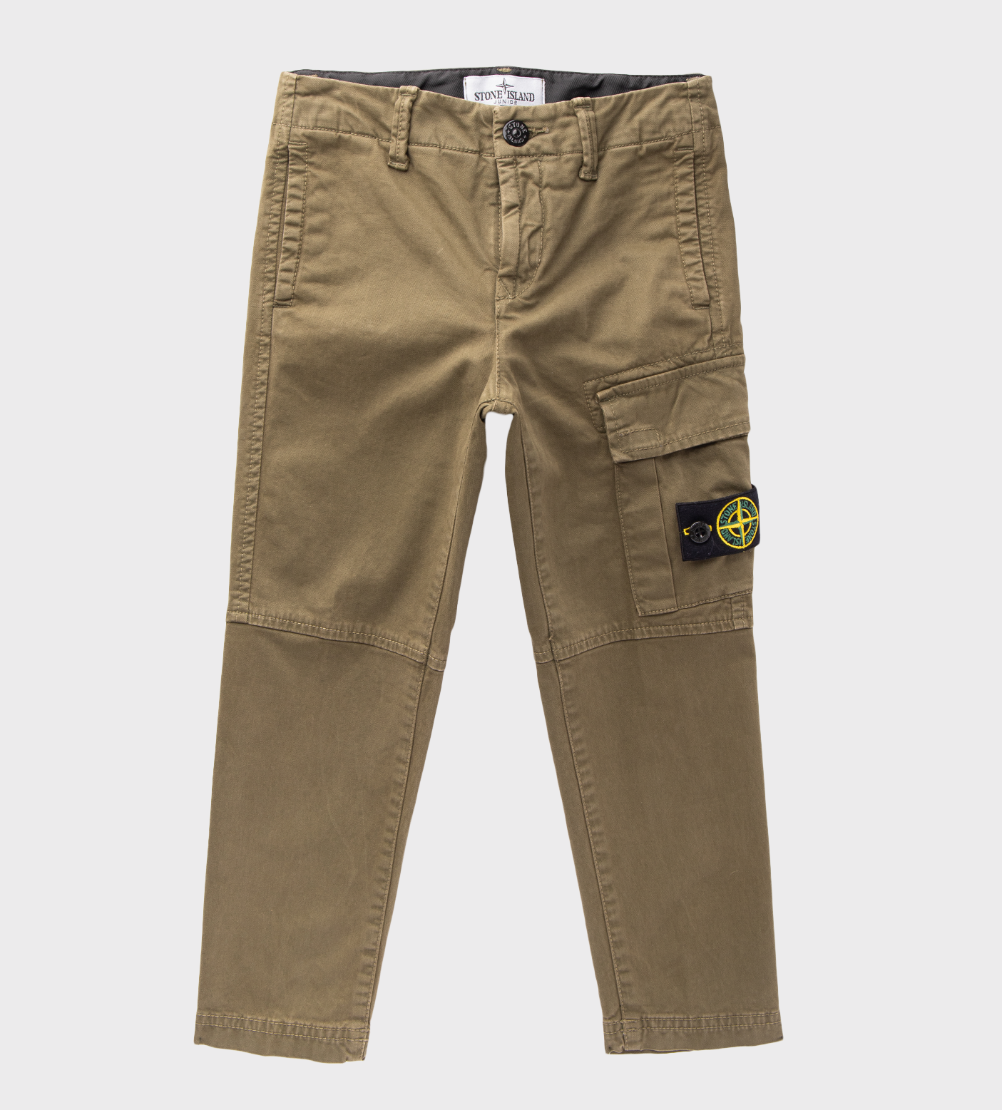 Compass-Patch Straight-leg Cargo Trousers