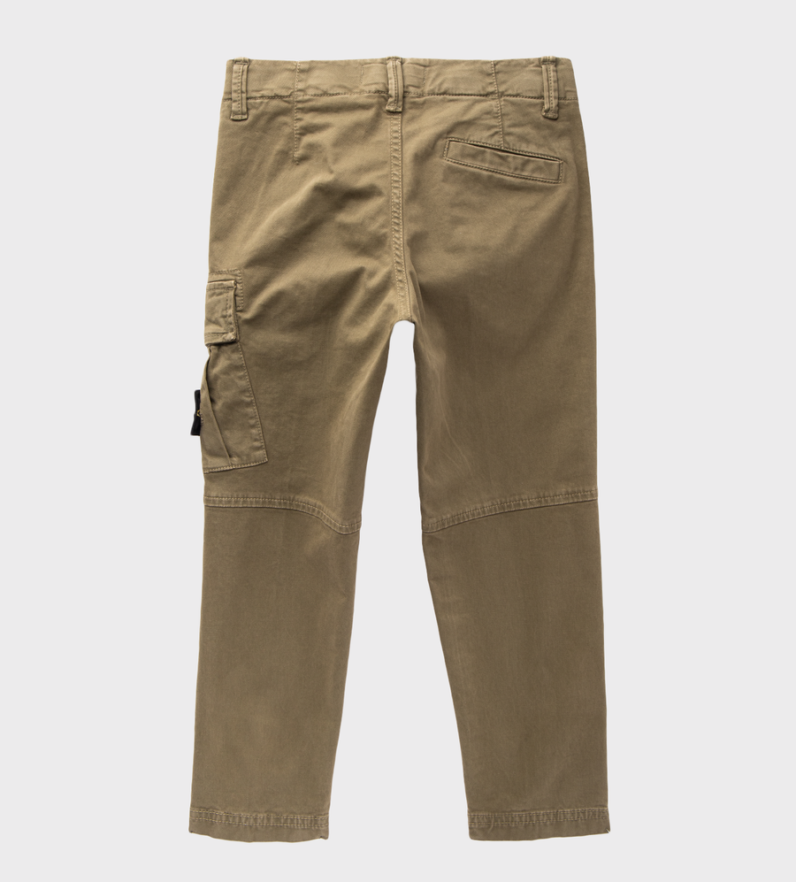 Compass-Patch Straight-leg Cargo Trousers