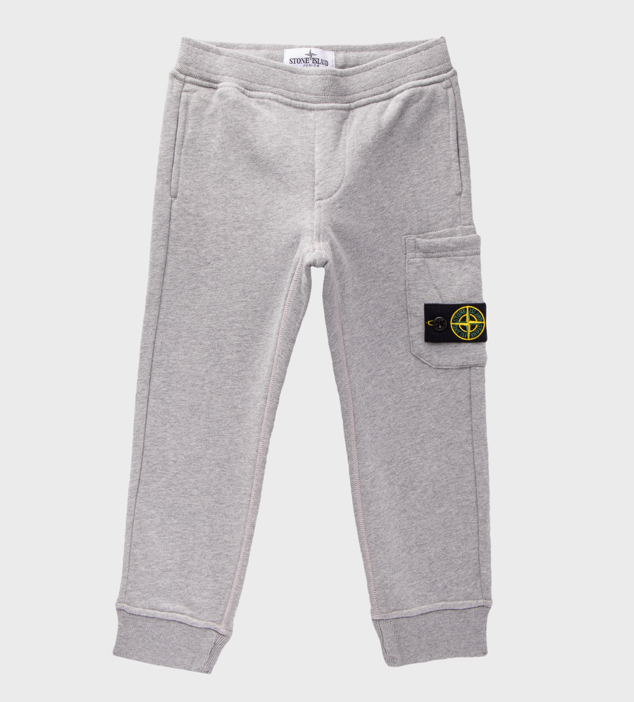 Logo-Patch Cargo Trousers Grey