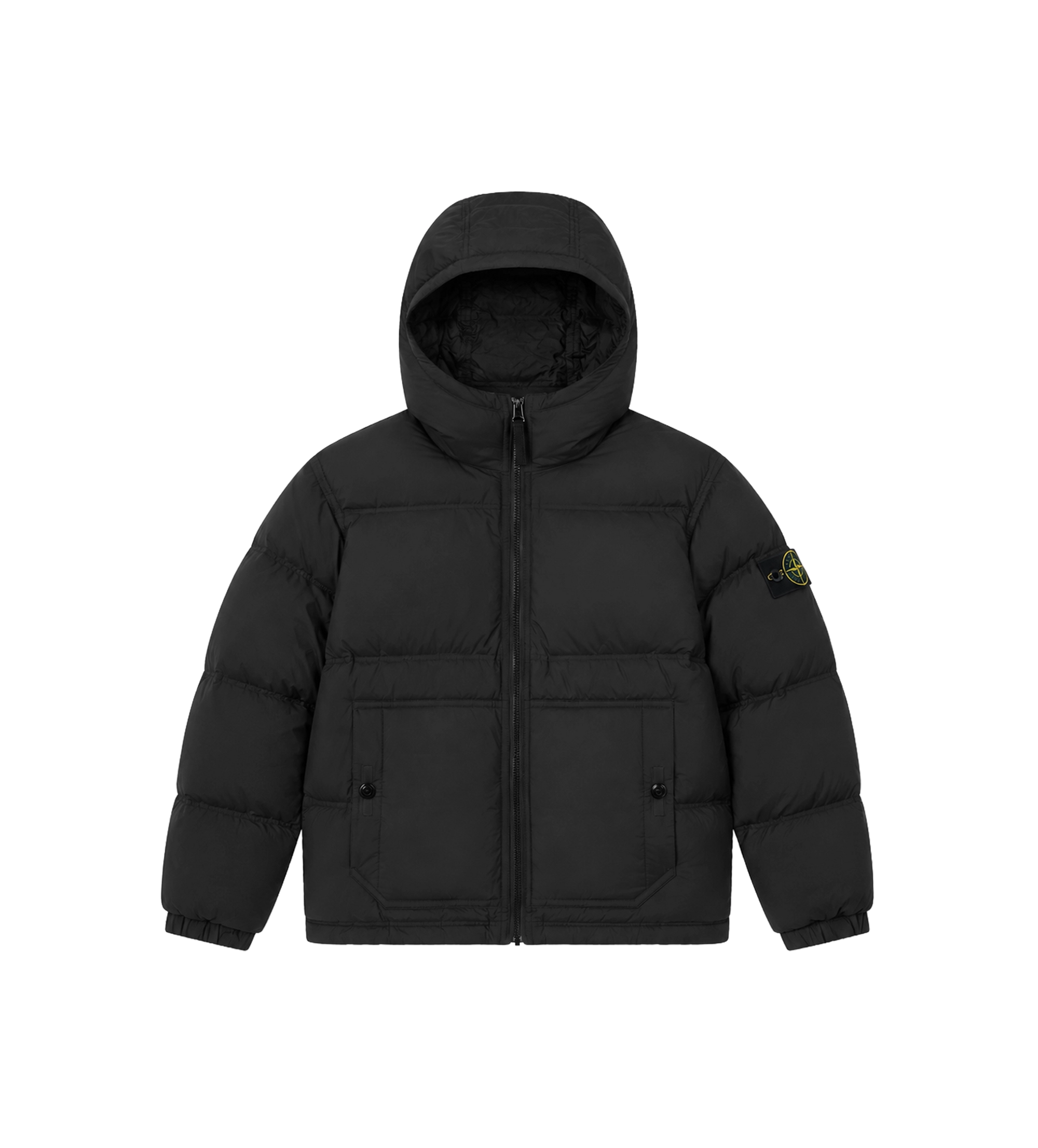 Kids Ripstop Donsjas Zwart