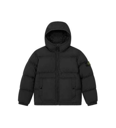 Kids Ripstop Donsjas Zwart