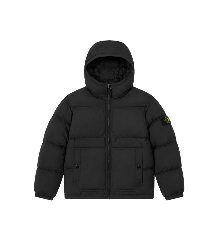 Matt Ripstop Cordura® Geavanceerde Stoffen Donsjas Zwart