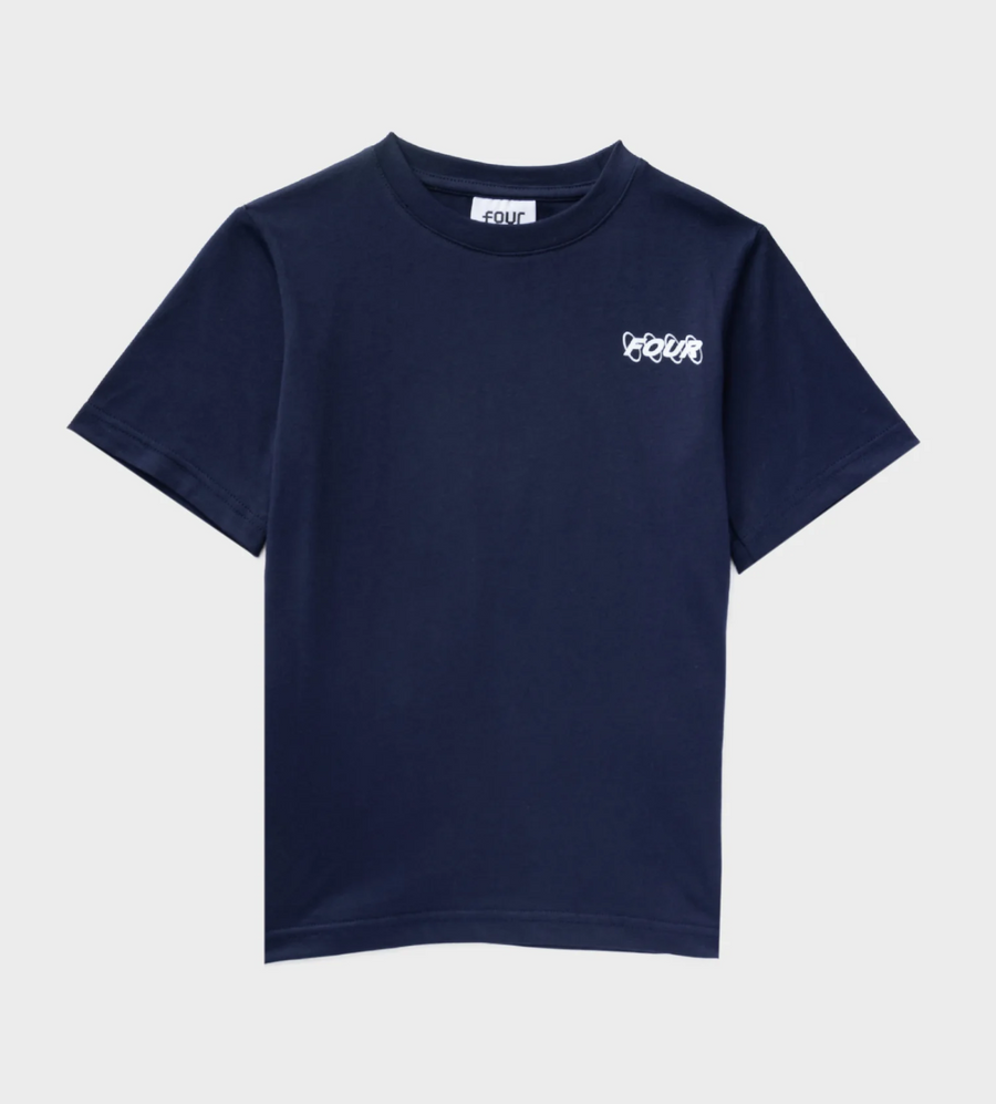 Circles Logo T-Shirt Marine Blue