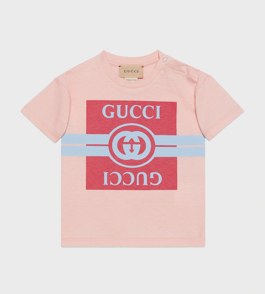 Baby Logo-print T-shirt Pink