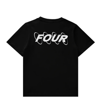 Circles Logo-T-shirt Zwart