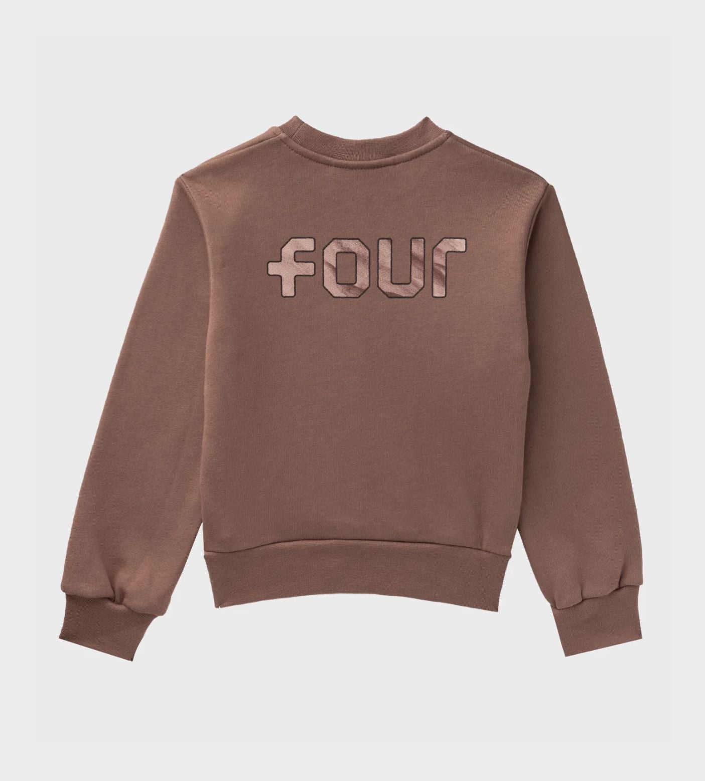 Outline Logo Crewneck Coffee Quartz