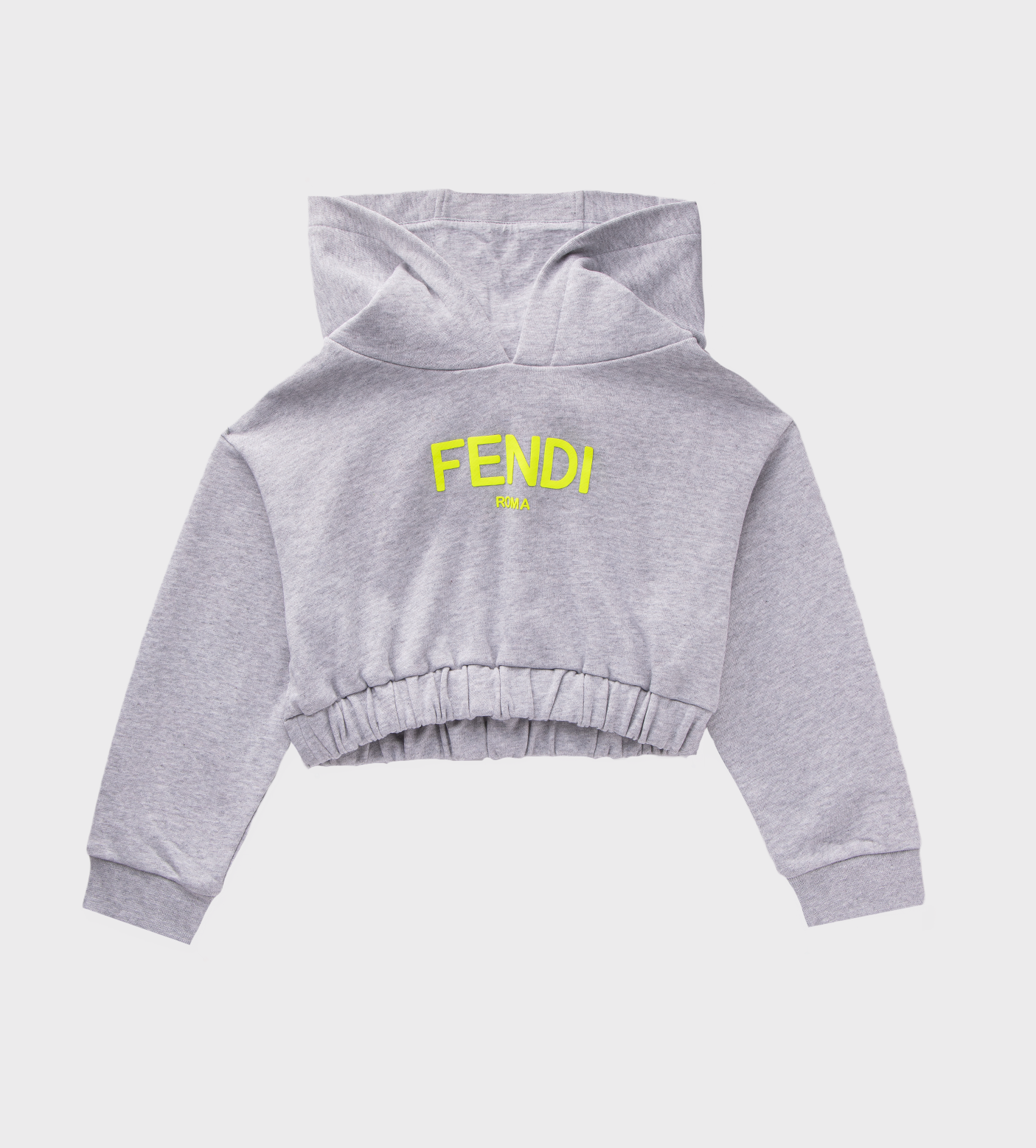 Logo Hooded Top Grey