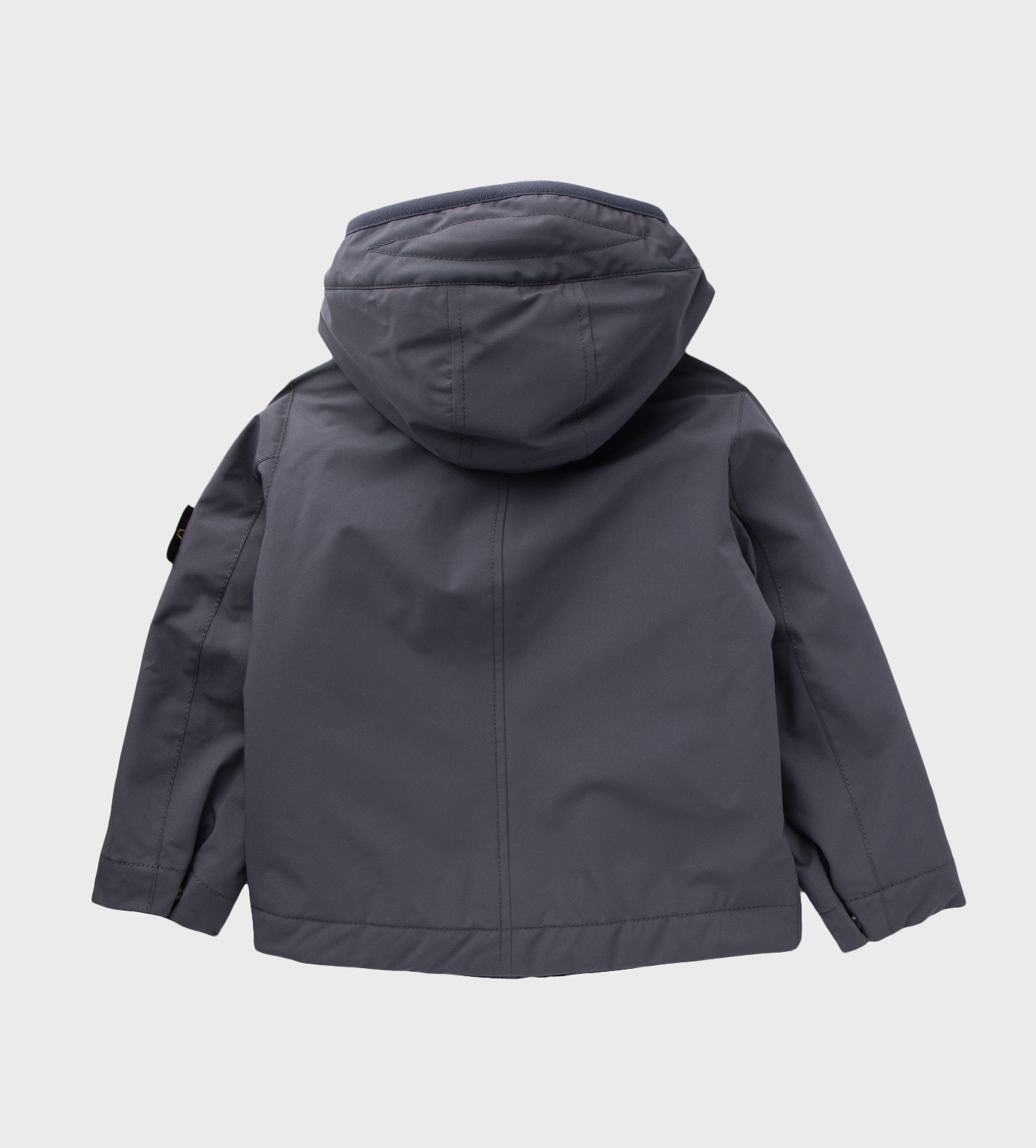 Compass-Appliqué Zip-Up Jacket Blue