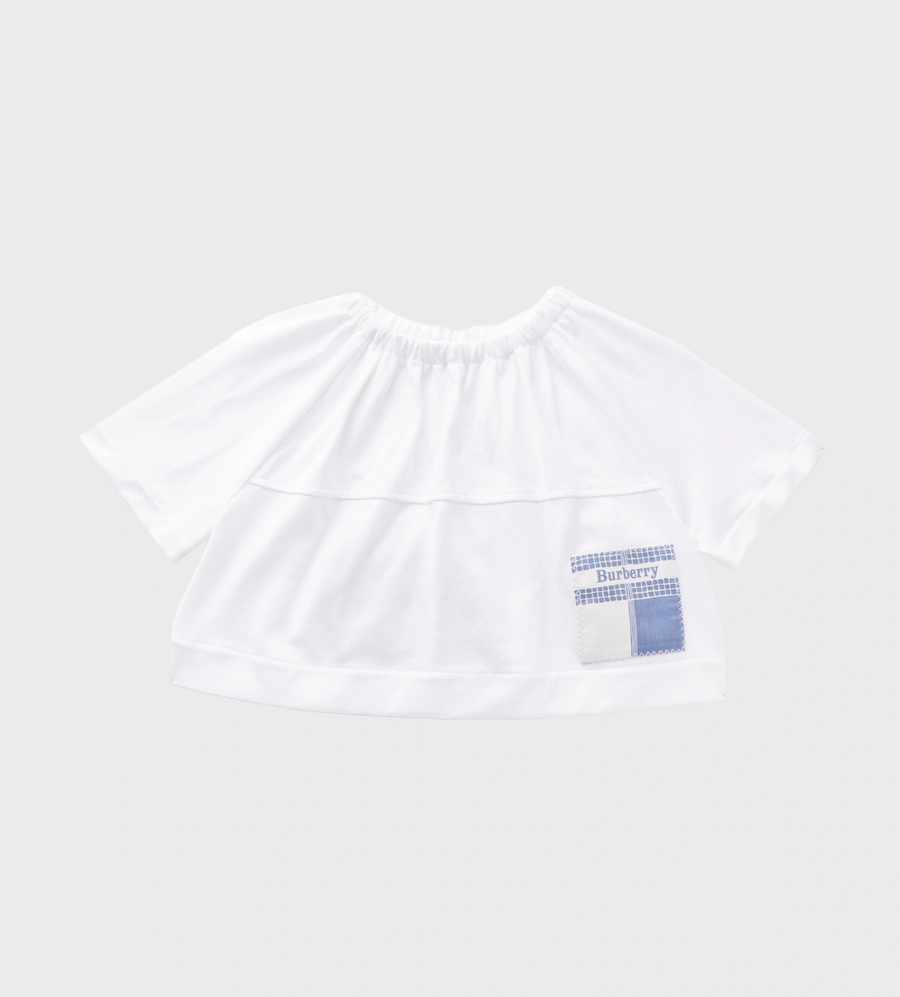 Baby Logo Patch Top White