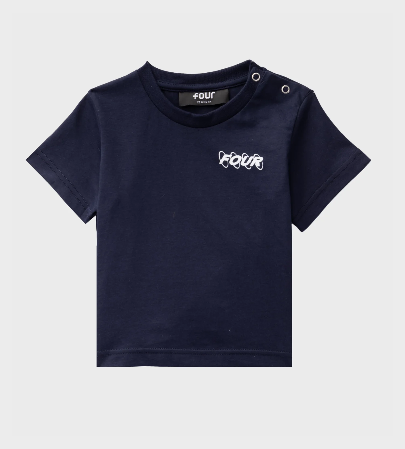 Baby Circles Logo T-shirt Marine Blue