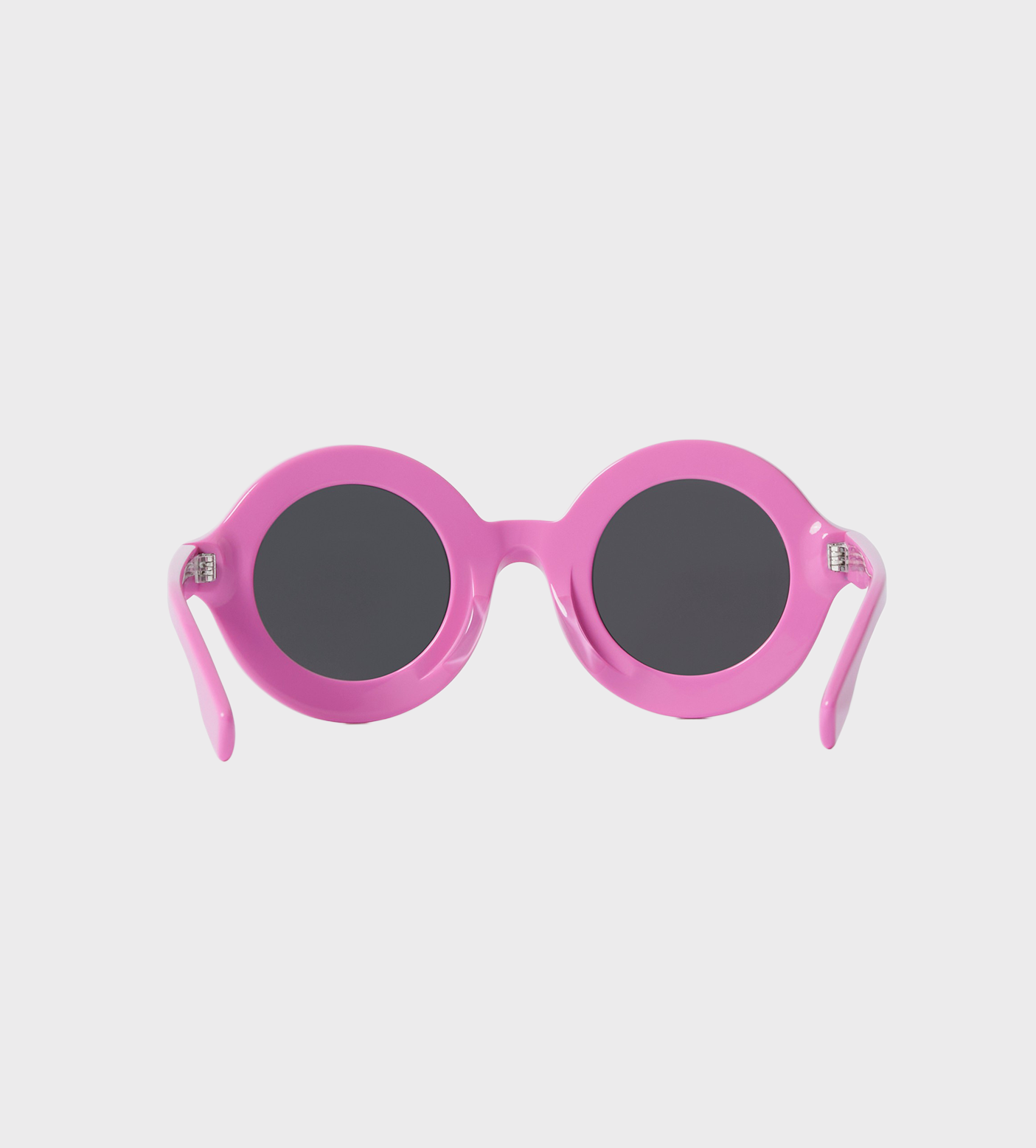 Logo Detail Round Frame Sunglasses Pink