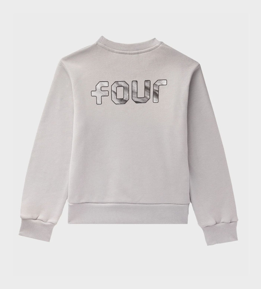 Outline Logo Crewneck High-Rise