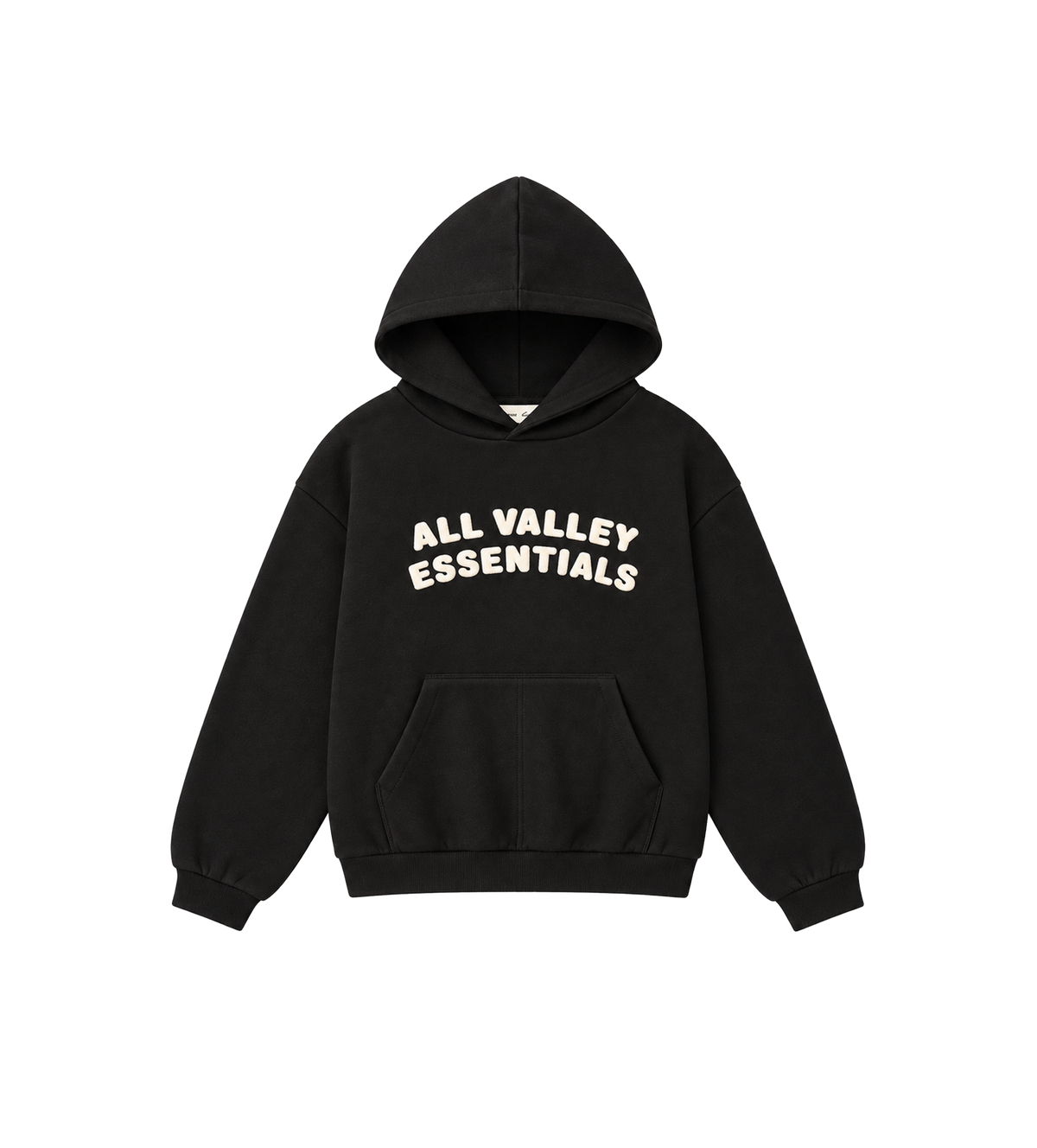 Kids 90s Hoodie Vintage Zwart