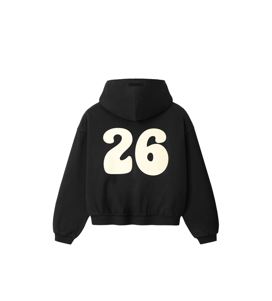 Kids 90s Hoodie Vintage Zwart