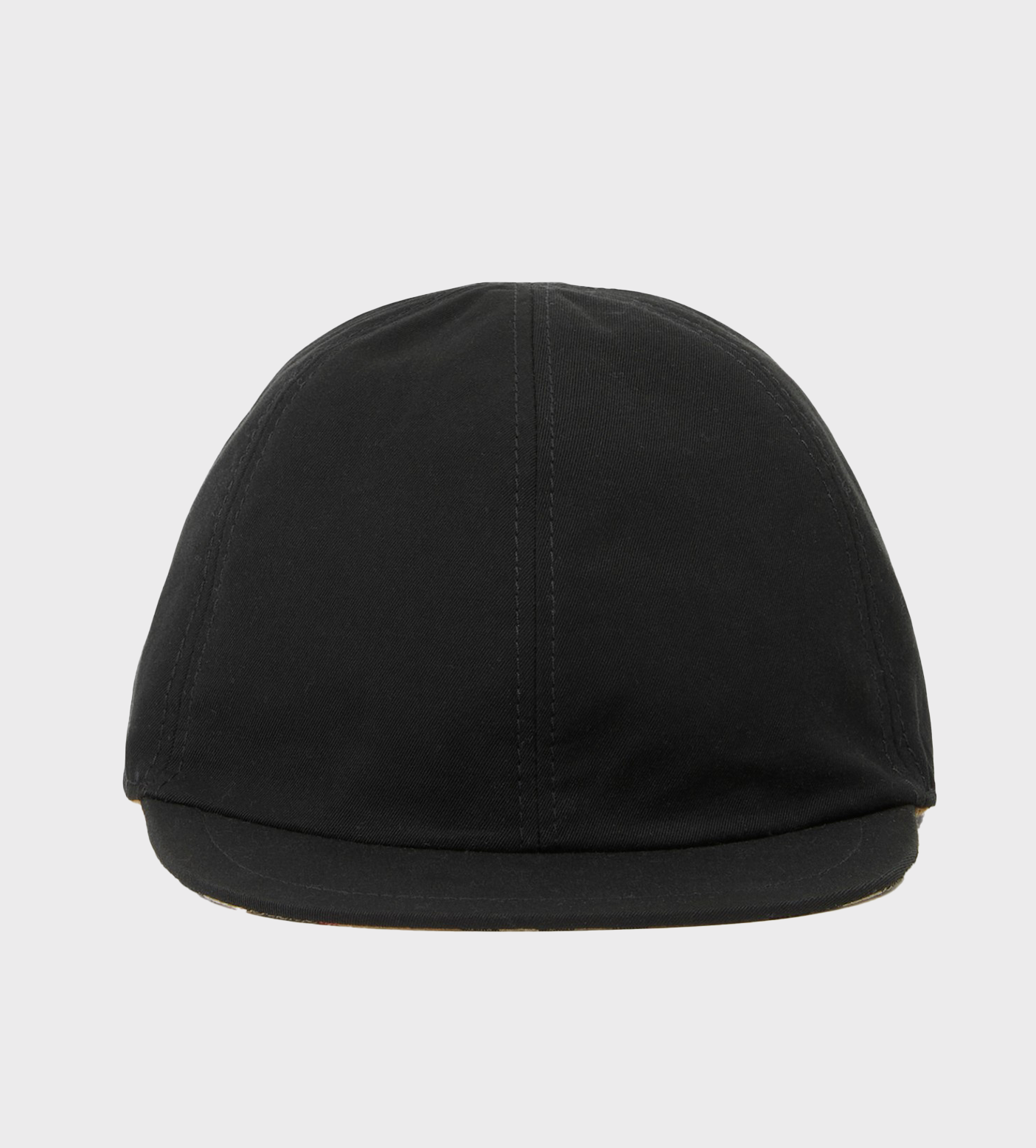 Baby Vintage Check Reversible Cap Black