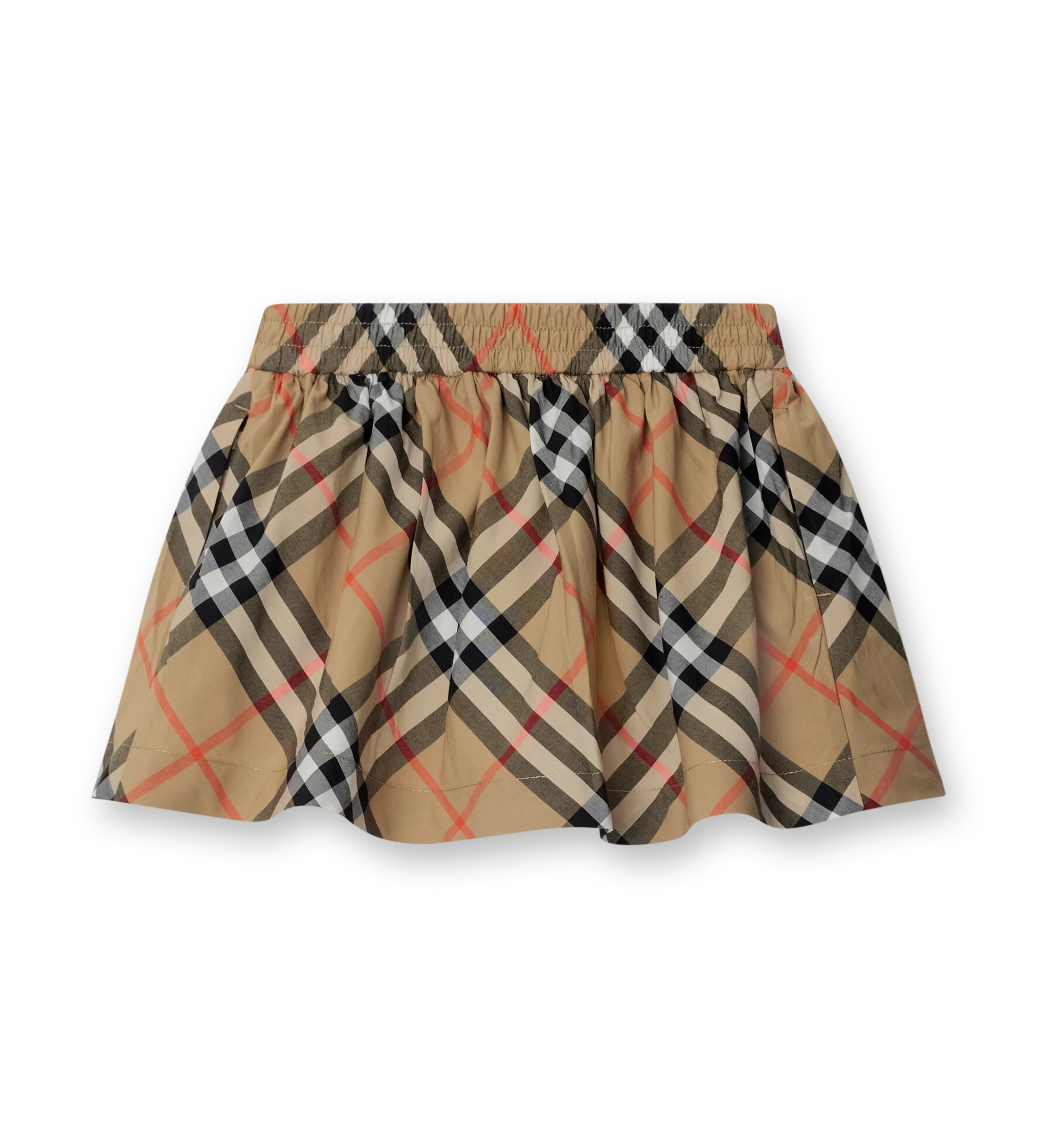 Baby Check Skirt Sand