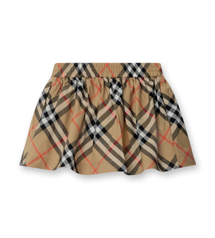 Baby Check Skirt Sand