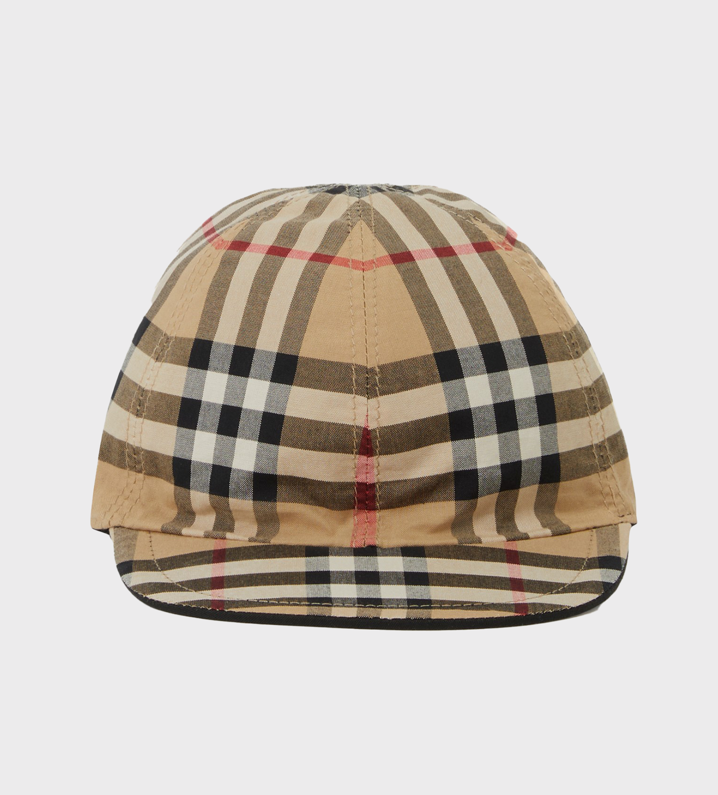 Baby Vintage Check Reversible Cap Black