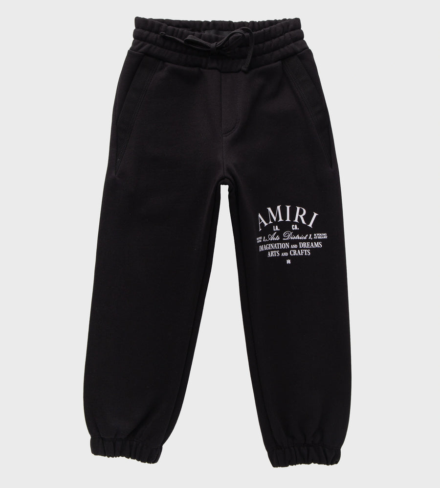 Logo Printed Jersey Sweatpants Black