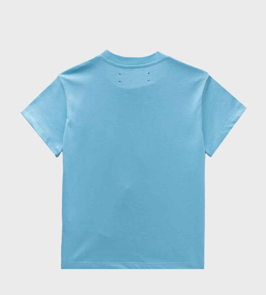Staggered Scribble T-Shirt Blue
