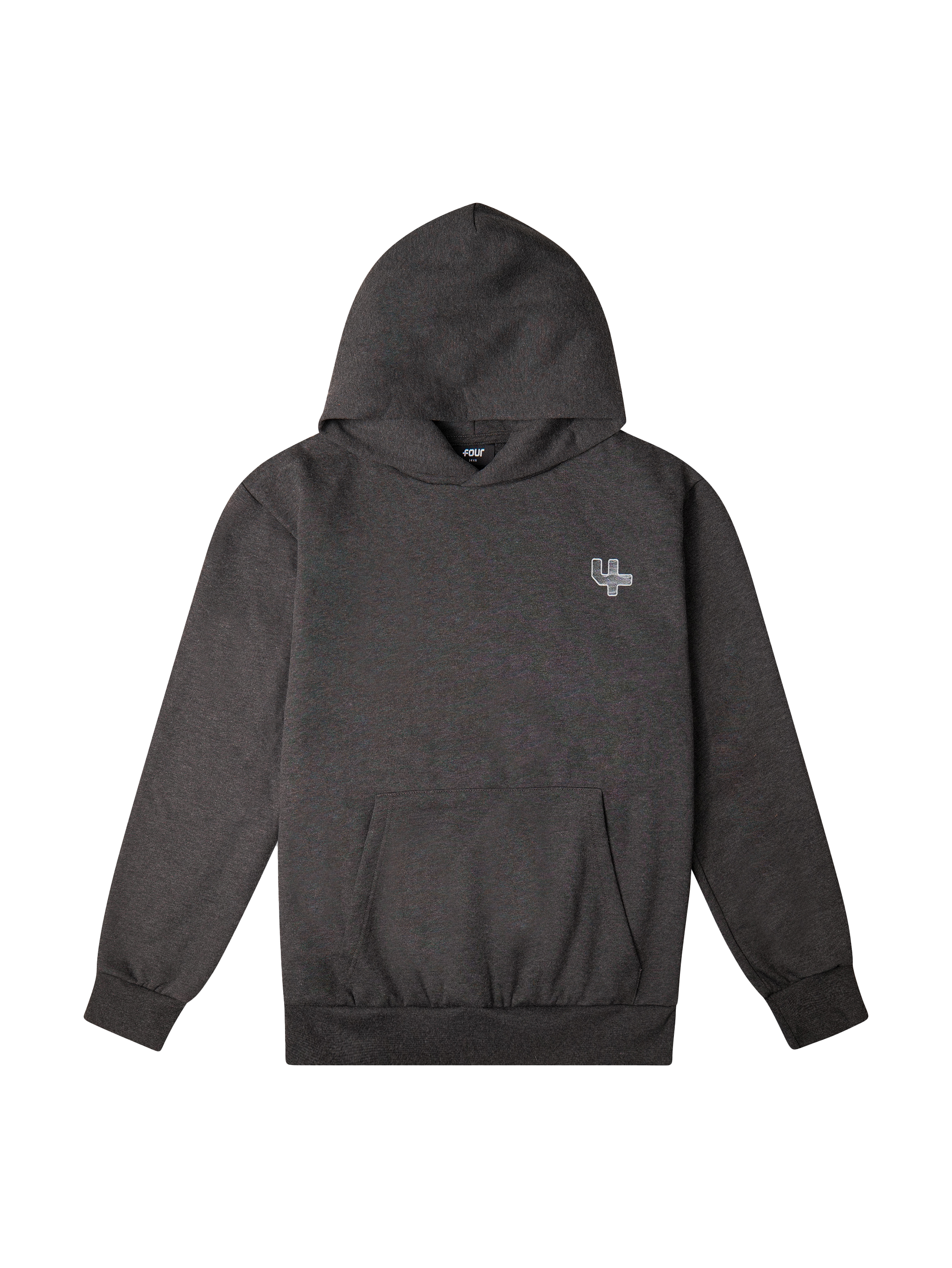 Outline Logo Hoodie Antracite Melange