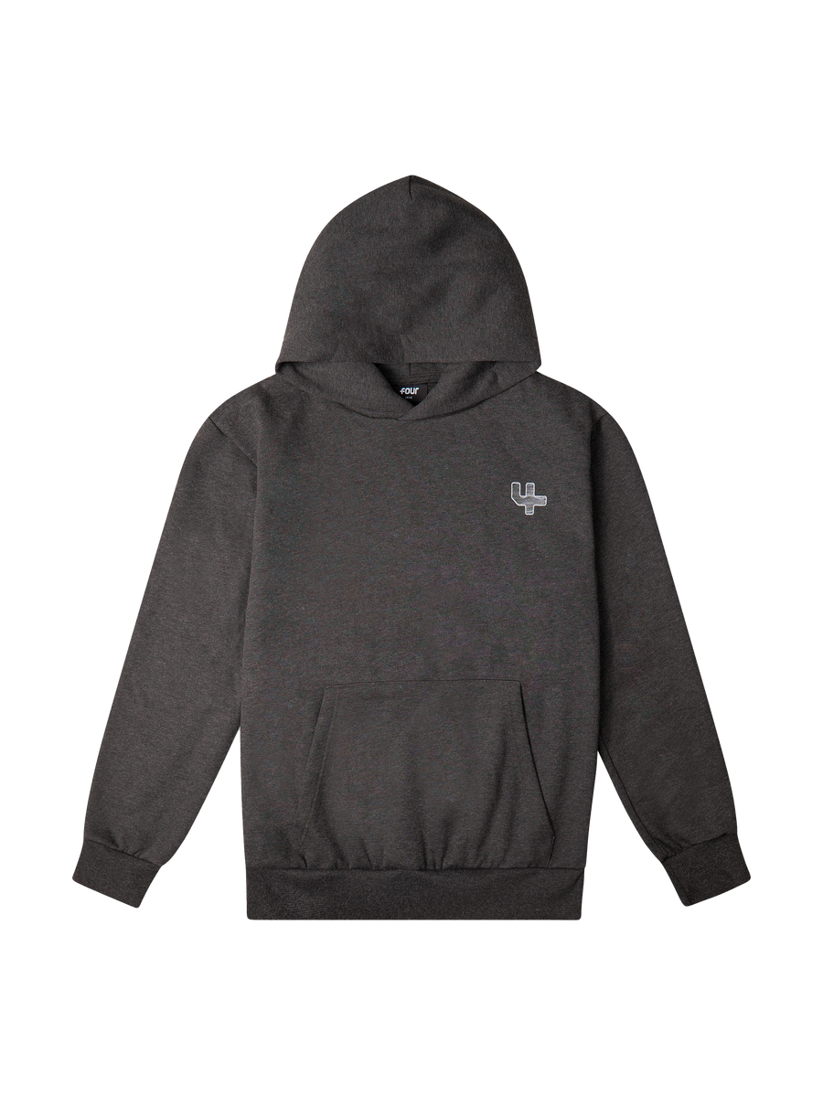 Outline Logo Hoodie Antracite Melange