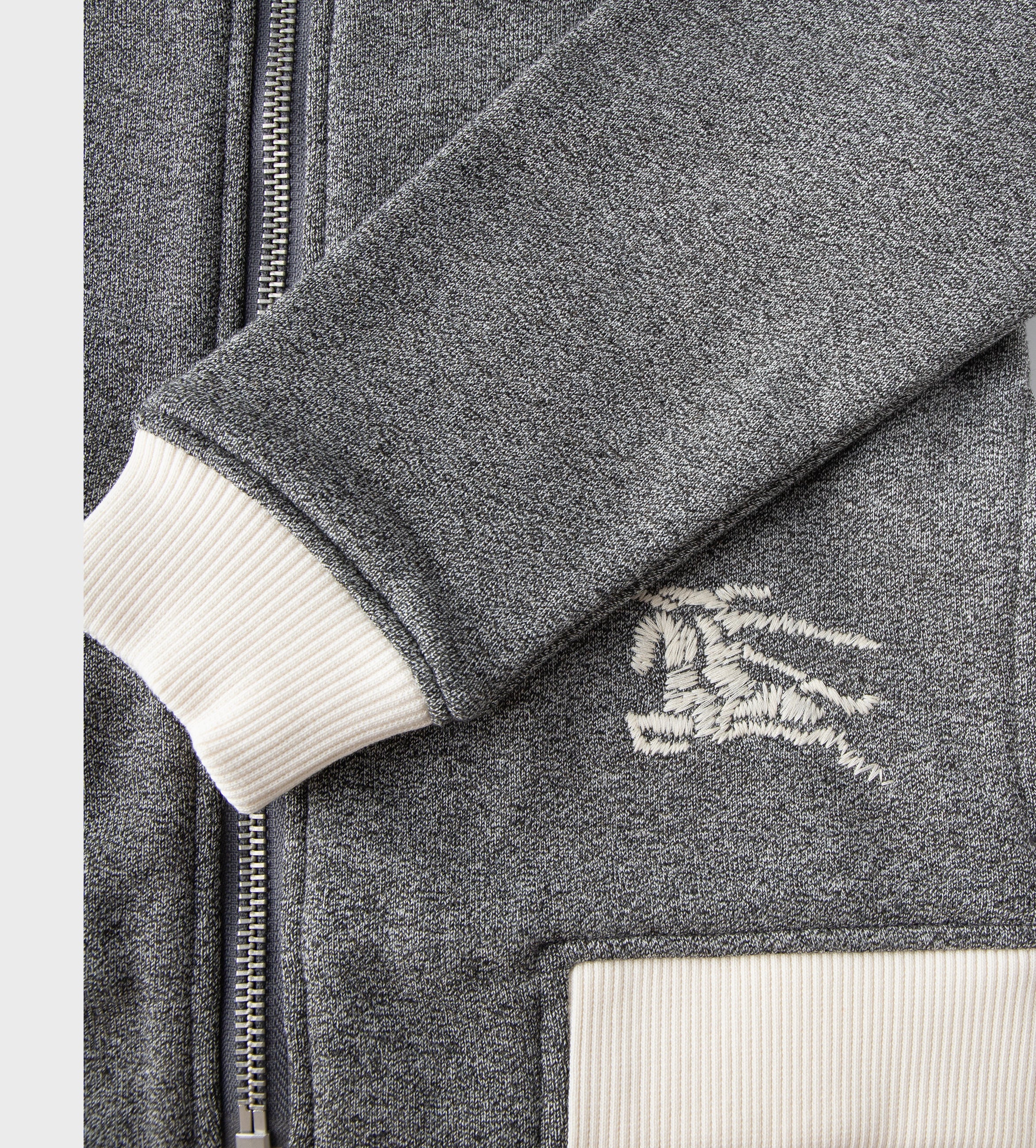 Burberry discount hoodie grey