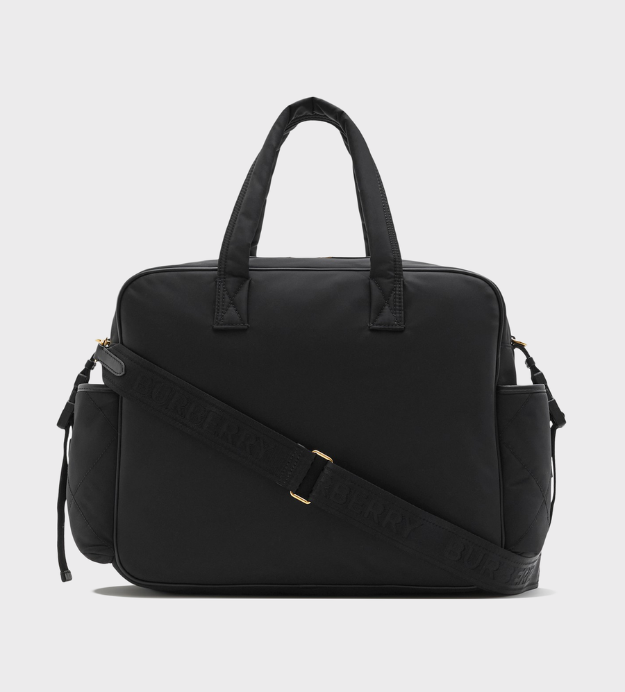 Burberry diaper bag black hotsell