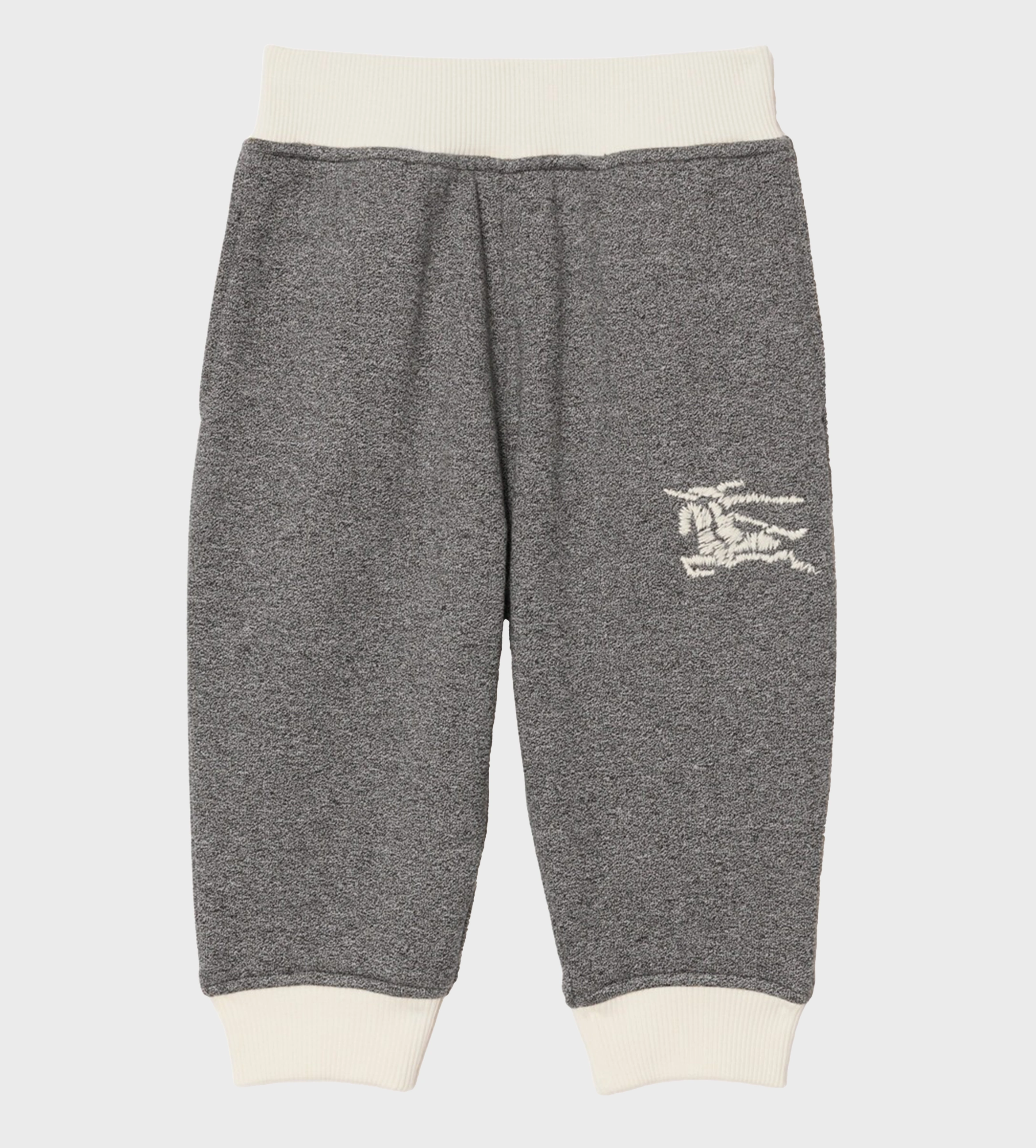 Baby EKD Logo-Embroidered Jogging Pants Grey