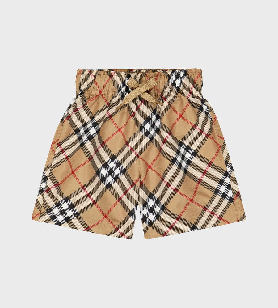 Baby Vintage Check Swimshorts Beige