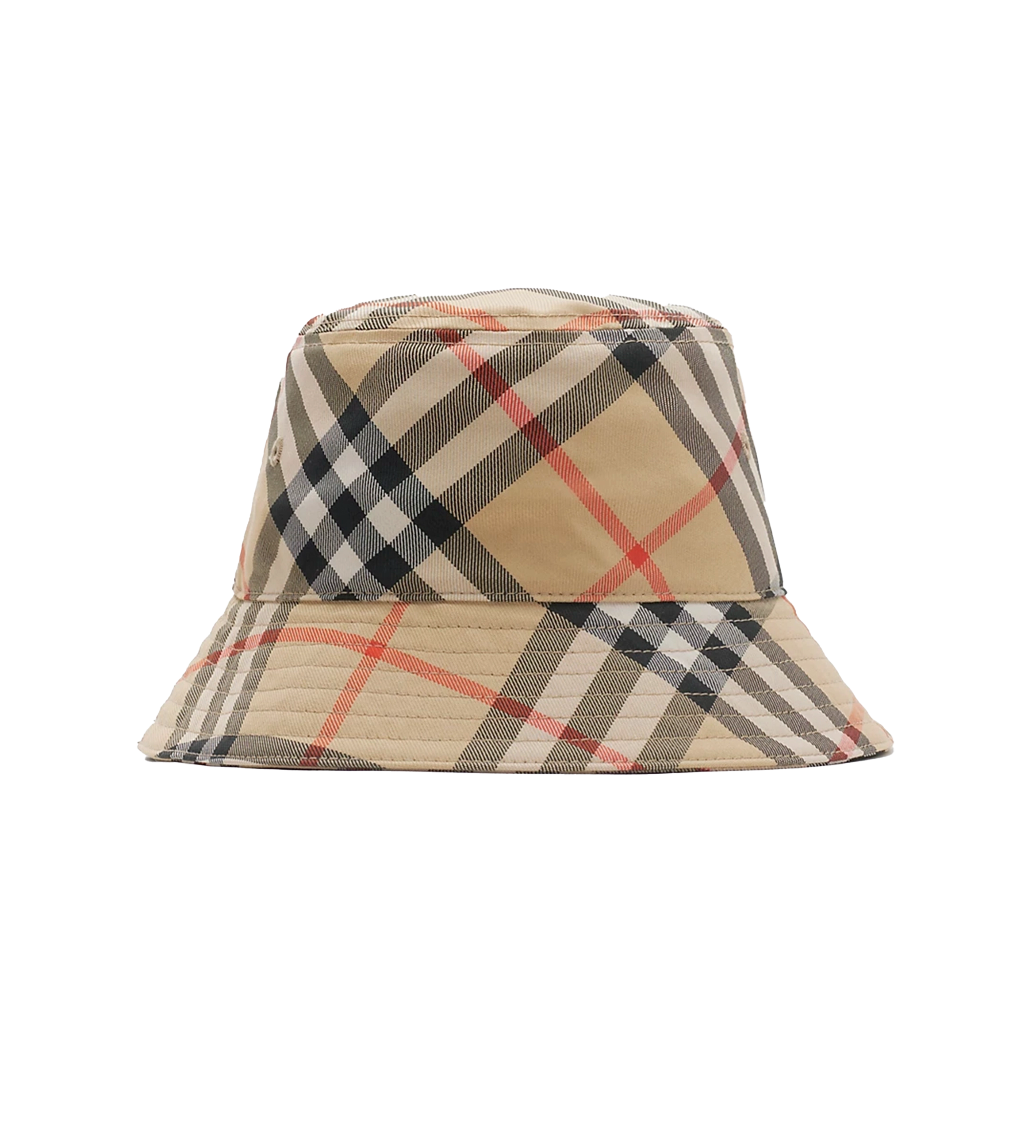 Burberry Check Reversable Bucket Hat in Sand (Kids)