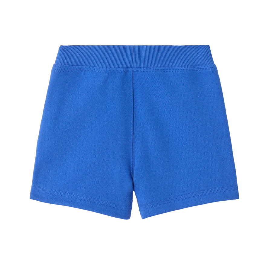 Burberry Check Trim Cotton Shorts in Hyacinth Blue (Baby)