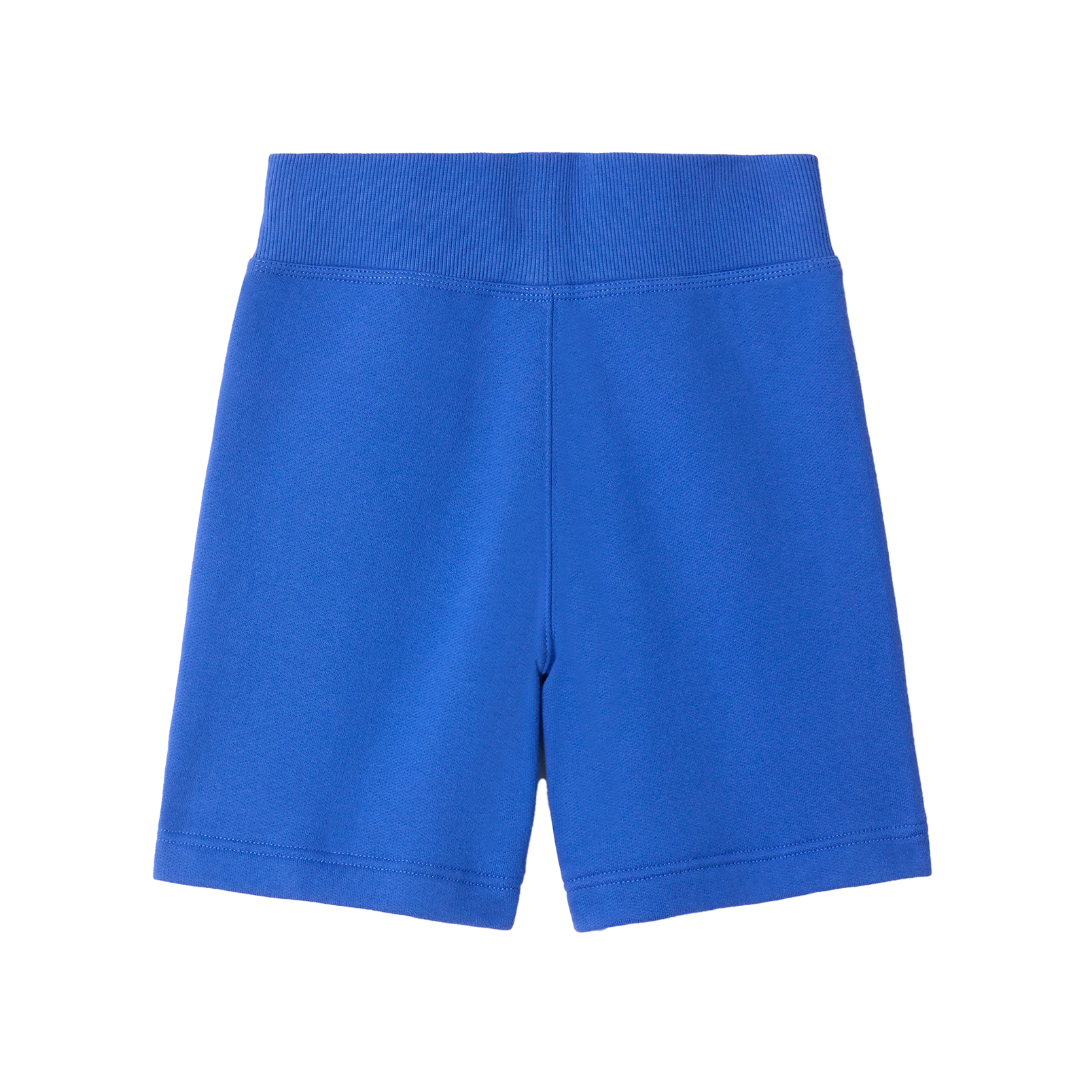 Burberry Check Trim Cotton Shorts in Hyacinth Blue (Kids)