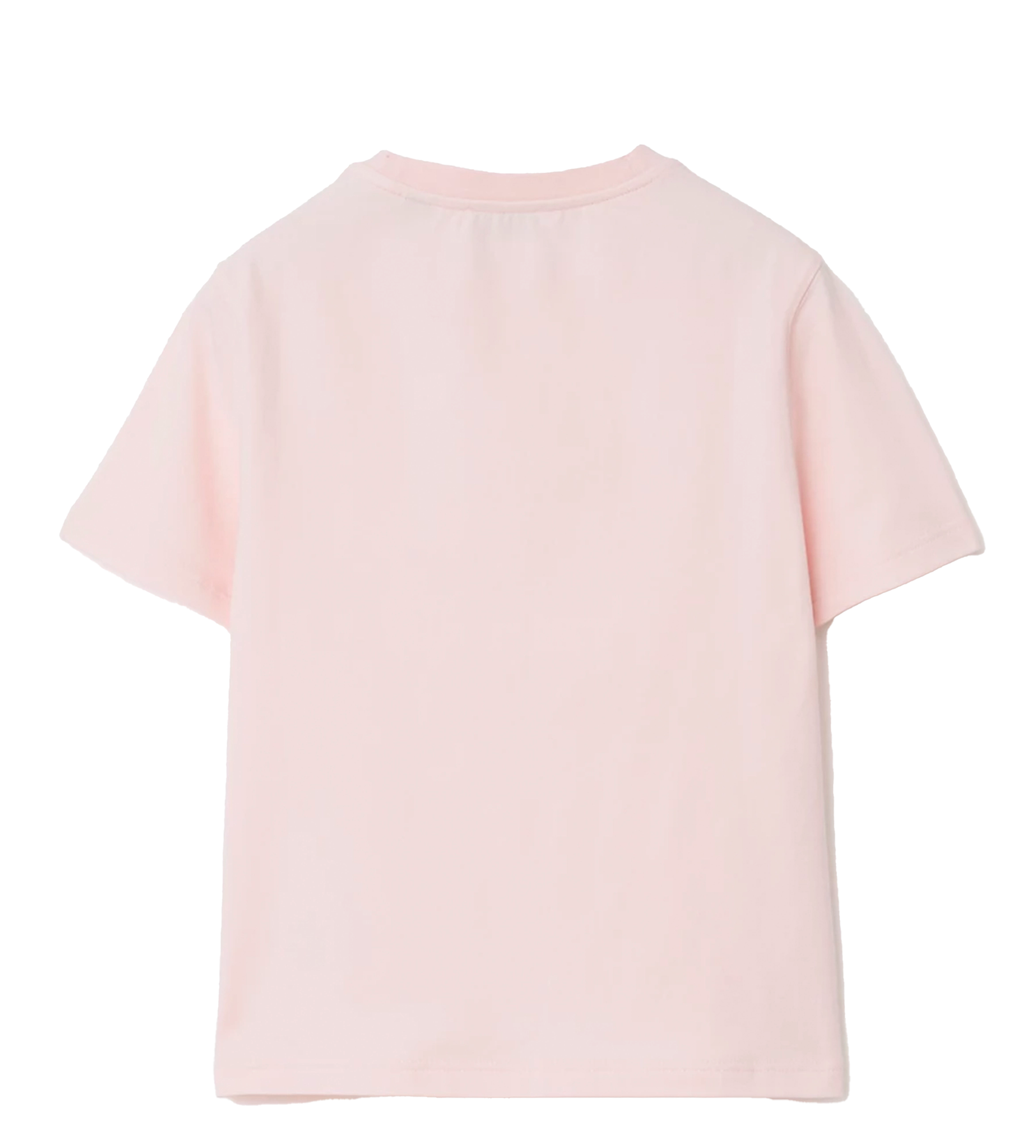 Burberry EKD Stretch Cotton T-Shirt in Ice Pink (Kids)