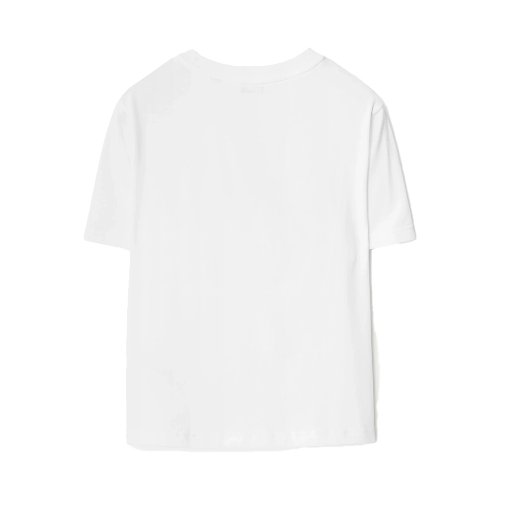 Burberry EKD Check Cotton T-Shirt in White (Kids)