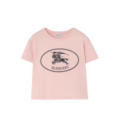 Kids Ridderstempel Katoenen T-shirt Roze