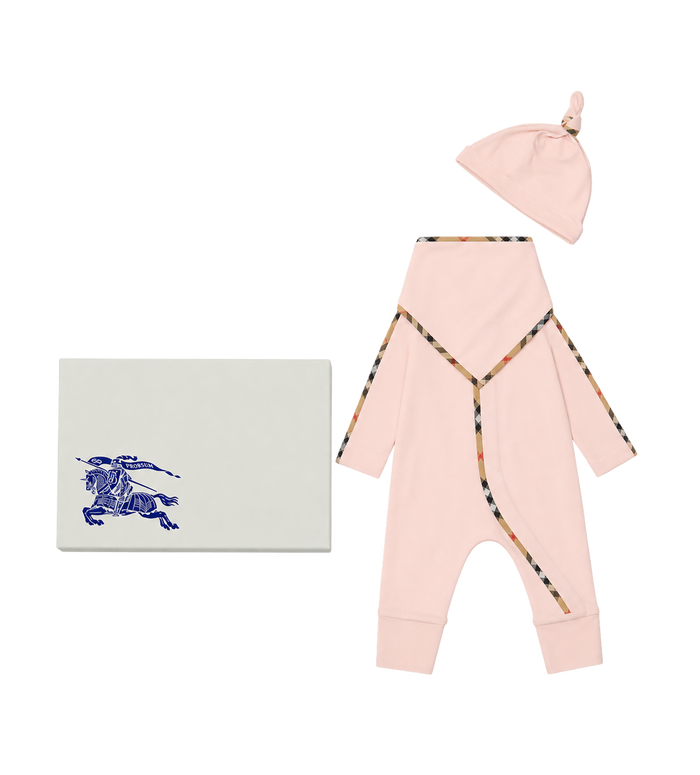 Baby Three-piece Baby Gift Set Ice Pink