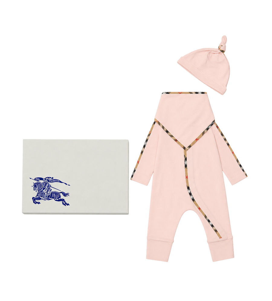 Baby Three-piece Baby Gift Set Ice Pink
